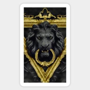 Golden Lion Sticker